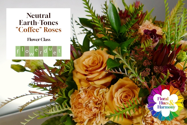Sept. 18, 2027 Floral Hues & Harmony: Neutral Earth Tones with 