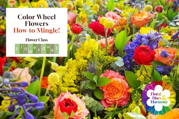 Flower Workshops Los Angeles Area Color Wheel Theory 